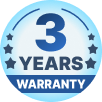 3 Years Warranty