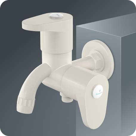 Two Way Bib Cock With Flange