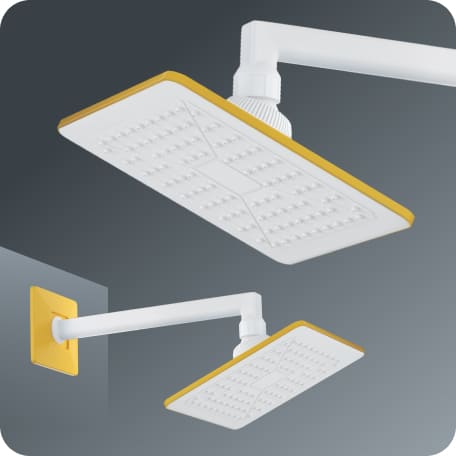 Square Shower 4” X 4”