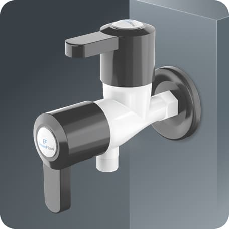 Two Way Angle Cock With Flange