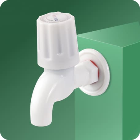 Turbo Bib Cock Short 15mm