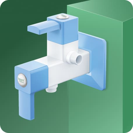 Two Way Angle Cock With Flange