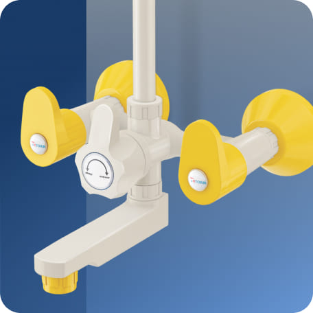 Wall Mixer with L-Bend