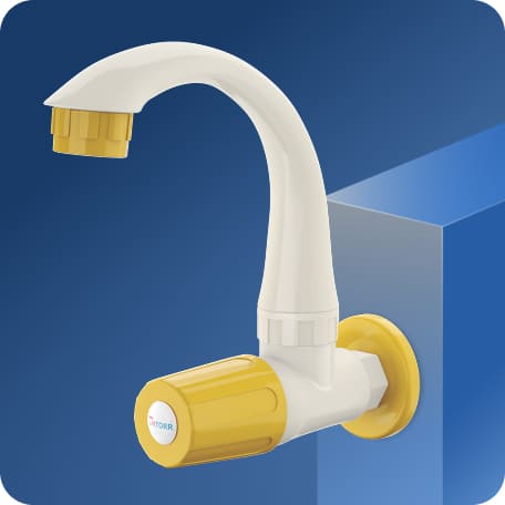 Sink Cock (Short Spout) With Flange